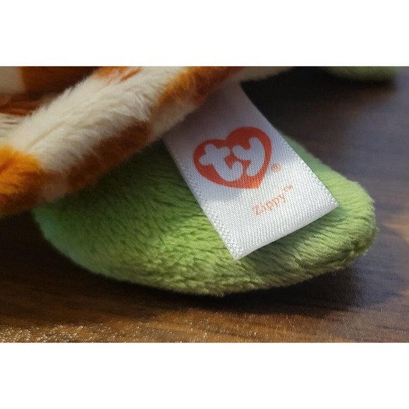 Ty Beanie Boos 10” ZIPPY the Green Turtle with Butt Tag - Picture 10 of 11